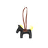 black leather pony
